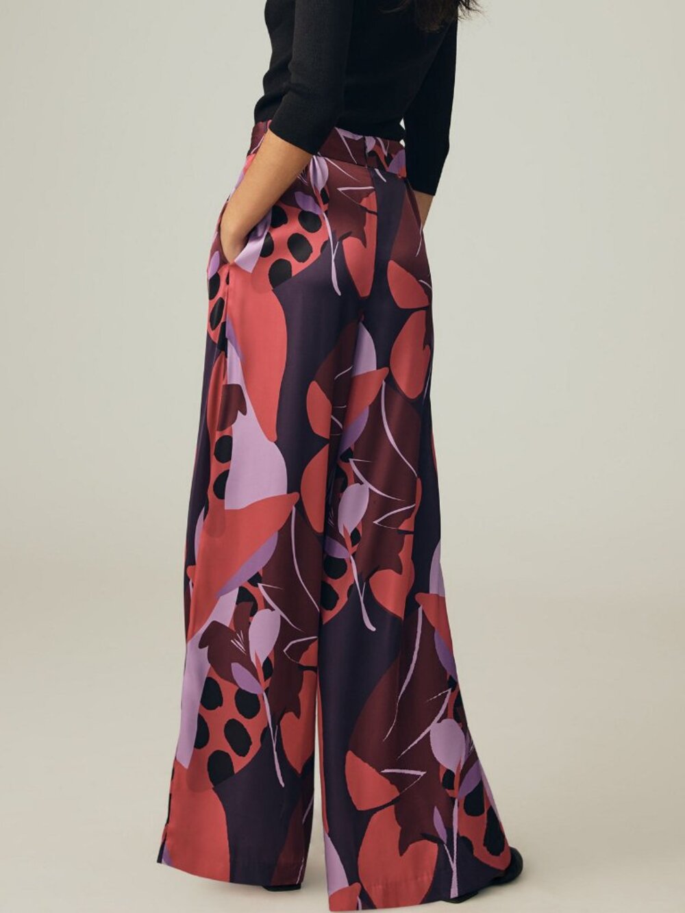 Anthropologie Hutch Printed Wide-Leg Pants NWOT - Picture 2 of 4